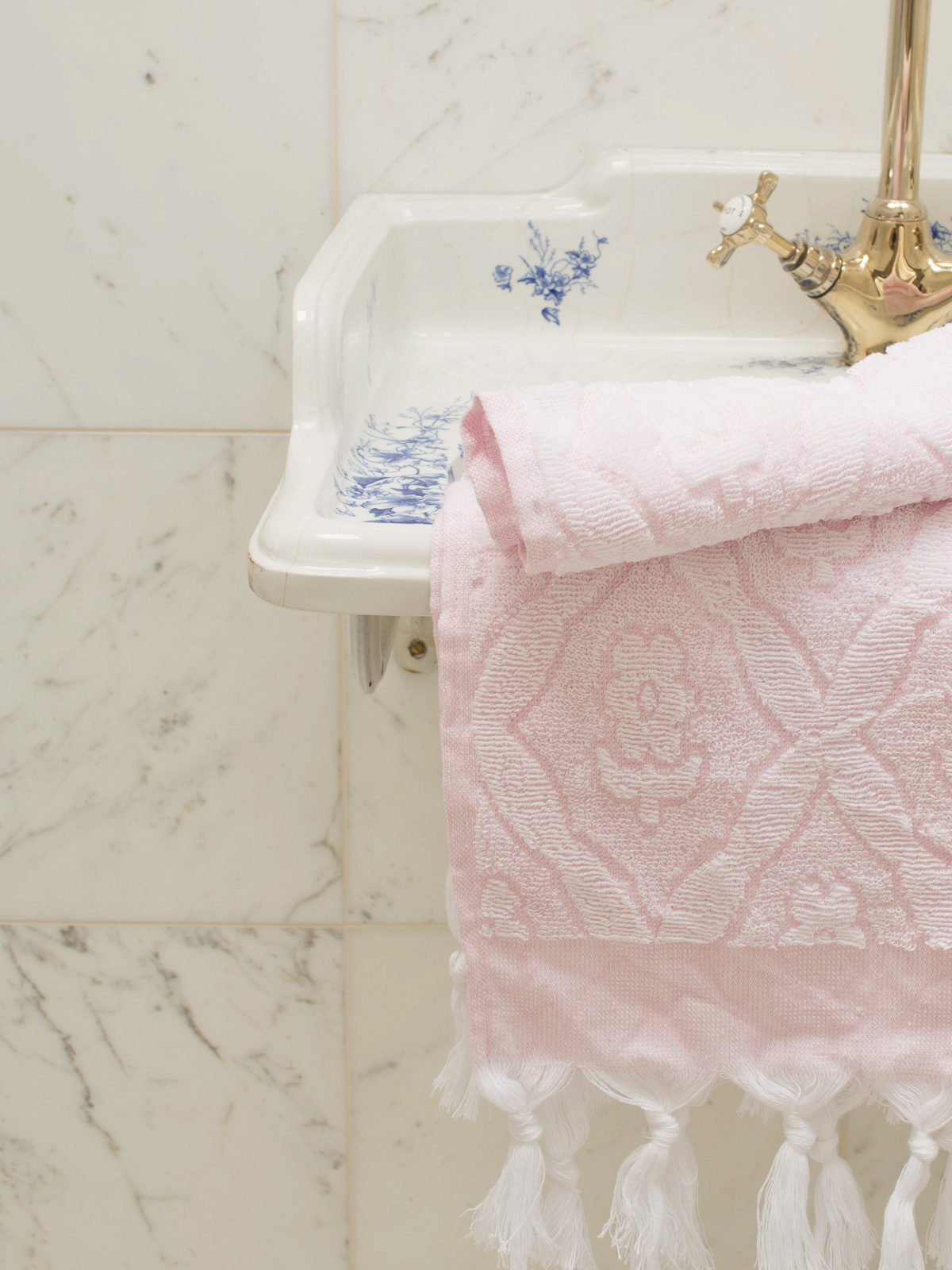 Asciugamano Viso con asola per appendino 60x100 cm rosa azzurro panna beige  gr.430/mq