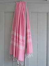 hammam towel sorbet pink