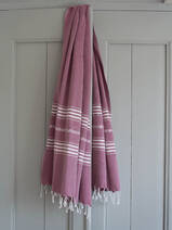 hammam towel raspberry