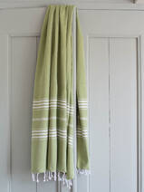 hammam towel moss green