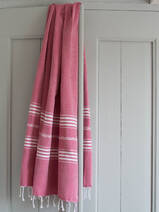 fouta cerise