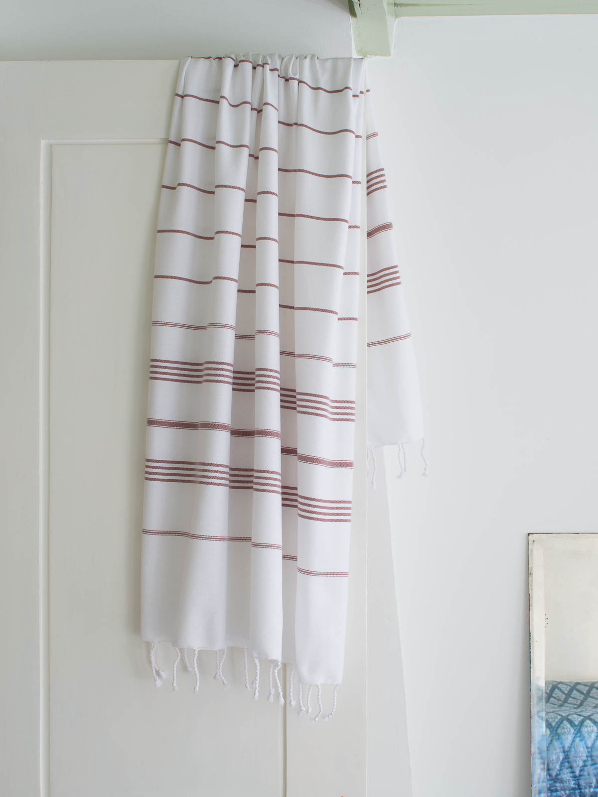 hammam towel white/chocolate