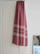 hammam towel burgundy