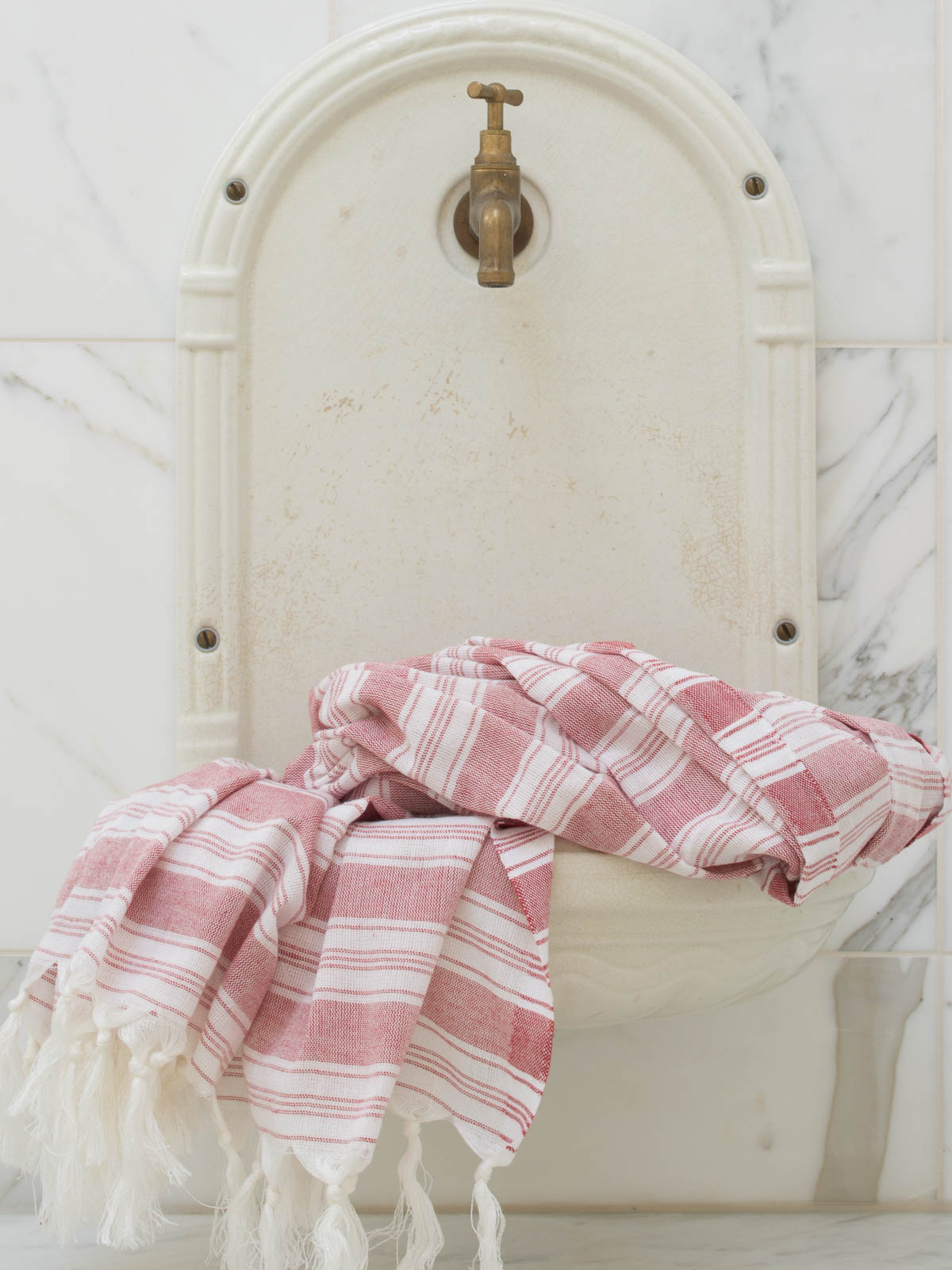 fouta - pareo bordeaux